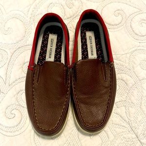 Boys Ben Sherman Leather Loafers Size youth 13